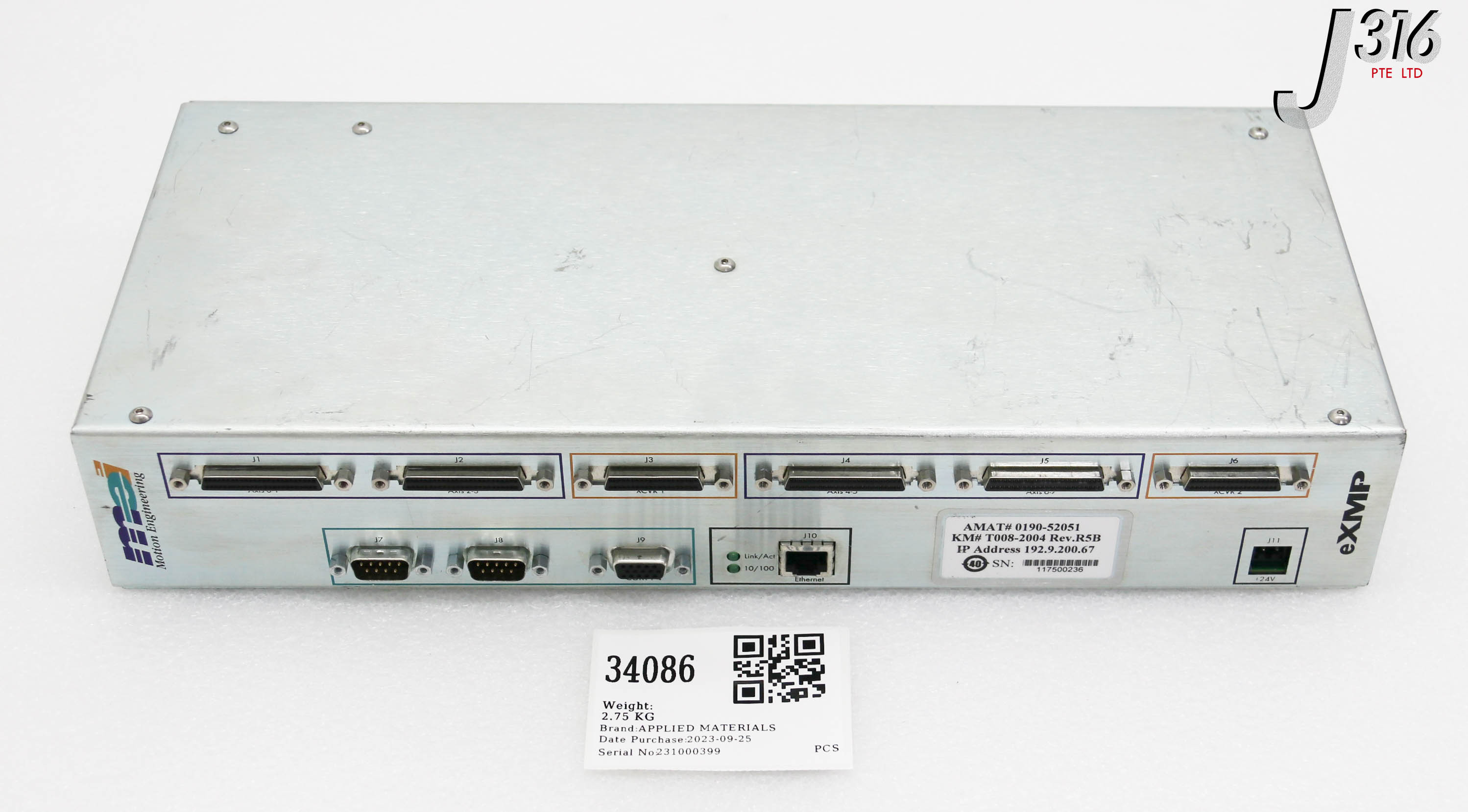 専用　2023 34086 APPLIED MATERIALS MEI EXMP, 8 AXIS MOTION CONTROLLER, T008